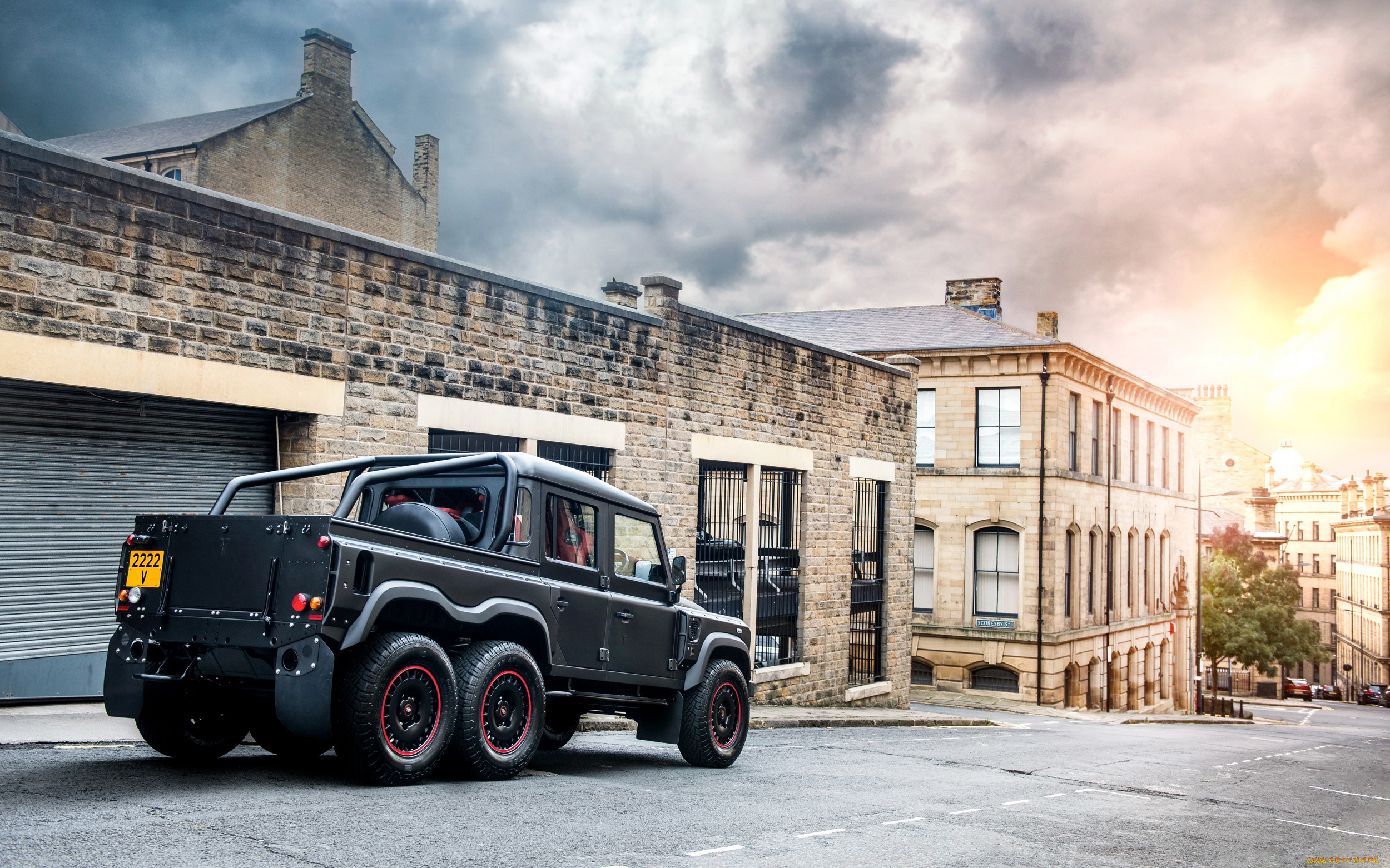 kahn design flying huntsman 6x6 land-rover defender 2017, , land-rover, 6x6, huntsman, flying, design, kahn, 2017, defender